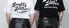 Langlitz pants side-by-side