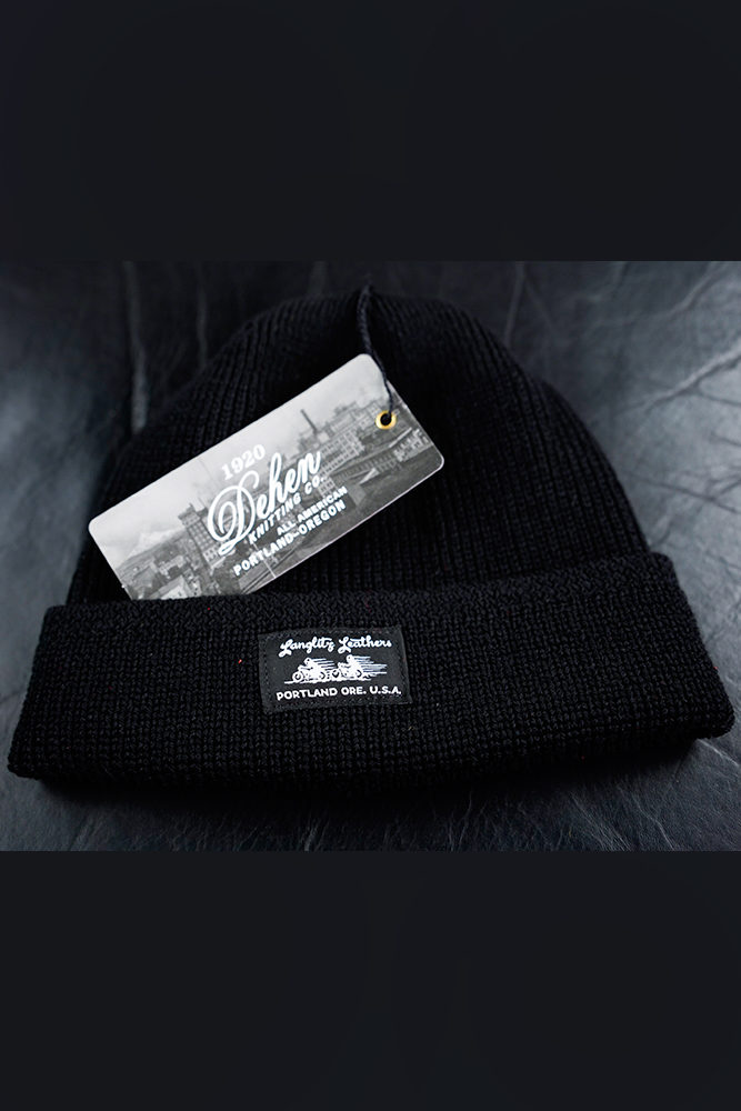 black Dehen wool cap